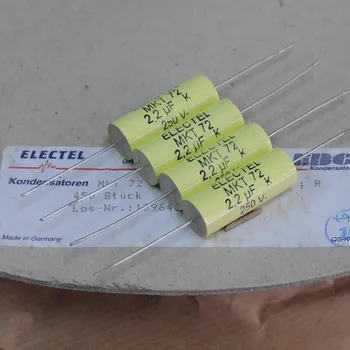 2pcs Free shipping Germany EBG 250V 2.2UF new ELECTEL MKT axial copper foot electrodeless capacitor
2pcs Free shipping Germany EBG 250V 2.2UF new ELECTEL MKT axial copper foot electrodeless capacitor