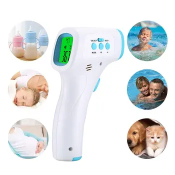 Portable Infrared Thermometre Digital Laser IR Temperature Meter Non-contact Thermometro Gun LCD Display with Fever Alarm
Portable Infrared Thermometre Digital Laser IR Temperature Meter Non-contact Thermometro Gun LCD Display with Fever Alarm