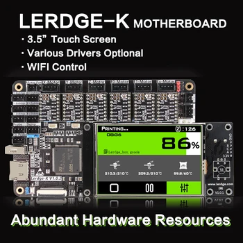 3DSWAY 3D Printer Motherboard LERDGE-K ARM 32Bit Controller Board with 3.5" Touch Screen DIY Parts WIFI Control Mainboard
3DSWAY 3D Printer Motherboard LERDGE-K ARM 32Bit Controller Board with 3.5" Touch Screen DIY Parts WIFI Control Mainboard