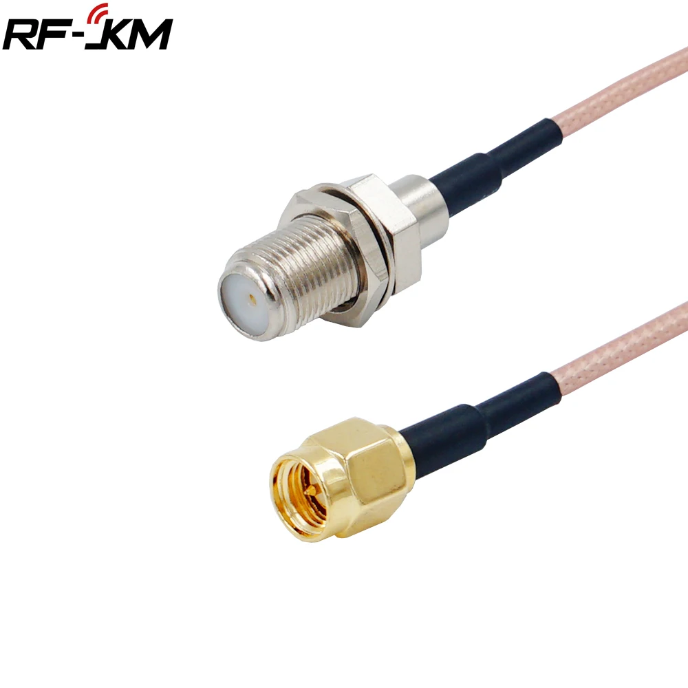 1pcs Connector adapter SMA Male plug to f female jack Connector cable RG316 Coaxial F Type Cables 10cm-100cm
1pcs Connector adapter SMA Male plug to f female jack Connector cable RG316 Coaxial F Type Cables 10cm-100cm