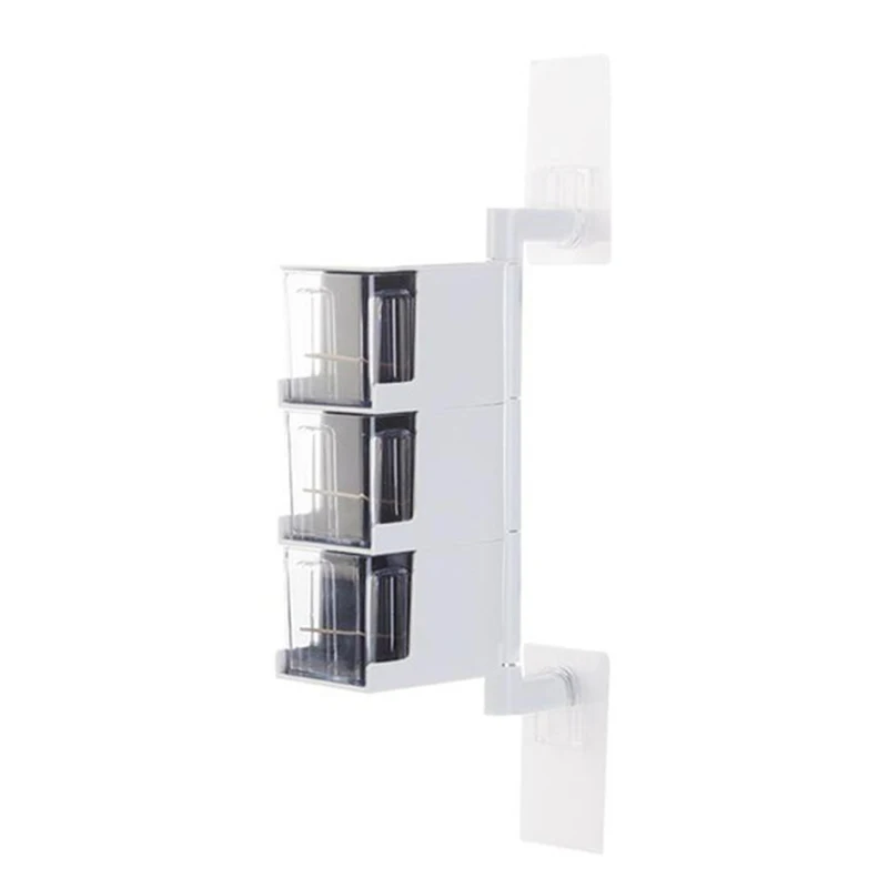 Multi-Tier 360 Degree Rotating Wall Mount Spice Rack Seasoning Storage Box Jars Organizer Condiment Containers Kitchen Tools(3 L
Multi-Tier 360 Degree Rotating Wall Mount Spice Rack Seasoning Storage Box Jars Organizer Condiment Containers Kitchen Tools(3 L