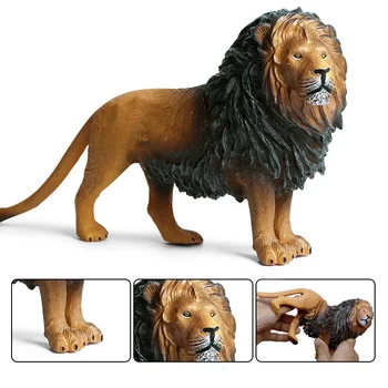 Lion Animal Model Action Figure Wild Animal Action Figures Collection Soft Rubber Cotton Filling Children's Cognitive Toys
Lion Animal Model Action Figure Wild Animal Action Figures Collection Soft Rubber Cotton Filling Children's Cognitive Toys