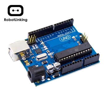 Uno R3 Compatible Electronic ATmega328P Microcontroller Card for Arduino Robotics and DIY Projects
Uno R3 Compatible Electronic ATmega328P Microcontroller Card for Arduino Robotics and DIY Projects