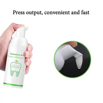 30ML Teeth Whitening Foam Toothpaste Cleaning Teeth Remove Tooth Stains Foam Toothpaste Oral Hygiene TSLM1 
30ML Teeth Whitening Foam Toothpaste Cleaning Teeth Remove Tooth Stains Foam Toothpaste Oral Hygiene TSLM1