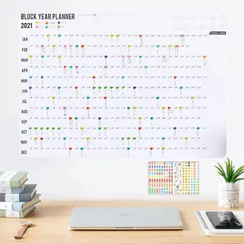 2021 Year Wall Calendar with Colorful Dot Sticker 365 Schedule Organizer Periodic Office Learning Planner Days Memo Year Ag T3H3
2021 Year Wall Calendar with Colorful Dot Sticker 365 Schedule Organizer Periodic Office Learning Planner Days Memo Year Ag T3H3