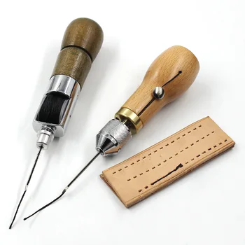 Hand Sewing Awl Tools Leather Waxed Thread Sewing Patchwork Stitching Thread Needle Tool DIY Leather Wallet Bag Craft Tools
Hand Sewing Awl Tools Leather Waxed Thread Sewing Patchwork Stitching Thread Needle Tool DIY Leather Wallet Bag Craft Tools
