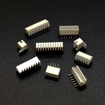 

50pcs JST ZH 1.5mm 2P/3P/4P/5P/6P/7P/8P/9P/10P Right Angle pin Female Connector