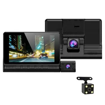 Vehemo Car Dvr IPS 3 Camera Lens G-Sensor Dash Cam Loop Video Automobile Auto Camera Motion Detection Universal
Vehemo Car Dvr IPS 3 Camera Lens G-Sensor Dash Cam Loop Video Automobile Auto Camera Motion Detection Universal