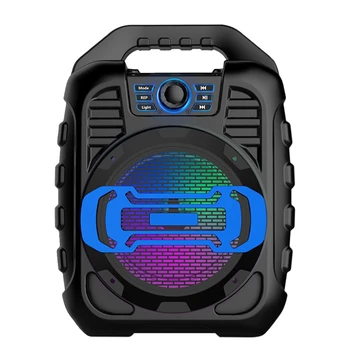 Portable Bluetooth Speaker with Wireless Handheld Microphone Rechargeable with FM Radio Audio Recording Remote Control
Portable Bluetooth Speaker with Wireless Handheld Microphone Rechargeable with FM Radio Audio Recording Remote Control