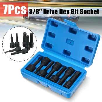 7 Pcs 3/8 Inch Metric Hex Driver Impact Socket Bit Set Chrome Molybdenum Steel Metric Drive Impact Hex Socket With Storage Case
7 Pcs 3/8 Inch Metric Hex Driver Impact Socket Bit Set Chrome Molybdenum Steel Metric Drive Impact Hex Socket With Storage Case