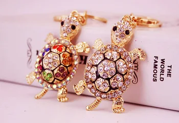 2020 Fashion Luxury Rhinestone Turtle Keychain Korean Colroful Crystal Keyring Jewelry Women Bag Accessories
2020 Fashion Luxury Rhinestone Turtle Keychain Korean Colroful Crystal Keyring Jewelry Women Bag Accessories