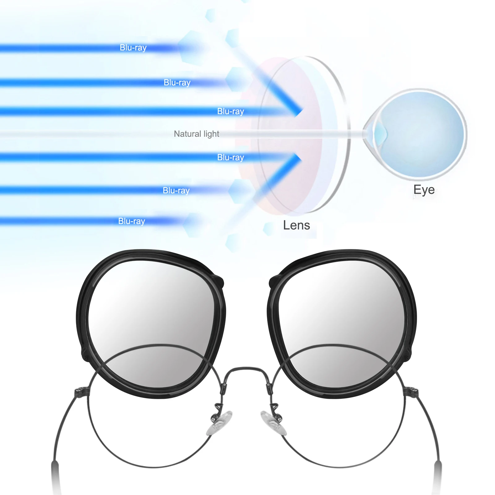 For Oculus Quest 2 VR Magnetic Eyeglass Anti-Blue Lens Frame Quick Disassemble Clip Lens Protection For Oculus Quest 2 Glasses For Oculus Quest 2 VR Magnetic Eyeglass Anti-Blue Lens Frame Quick Disassemble Clip Lens Protection For Oculus Quest 2 Glasses