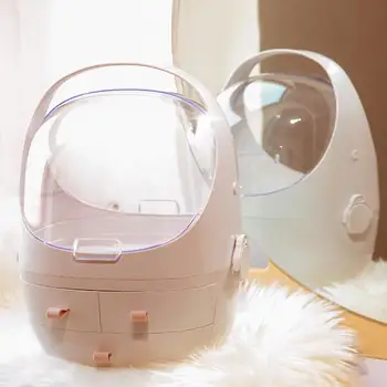 Space Capsule Makeup Organizer Cosmetic Storage Box Drawer Brush Lipstick Holder New 
Space Capsule Makeup Organizer Cosmetic Storage Box Drawer Brush Lipstick Holder New