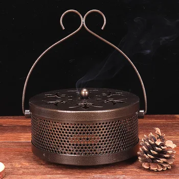 With Lid Anti Scald Indoor Mosquito Coil Holder Pest Control Home Decor Garden Classical Design Iron Art Portable Incense Burner
With Lid Anti Scald Indoor Mosquito Coil Holder Pest Control Home Decor Garden Classical Design Iron Art Portable Incense Burner
