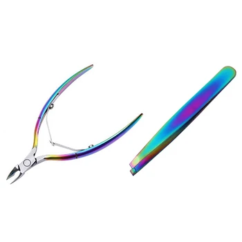 1 Pcs Nail Cuticle Nipper Plier Manicure Nail Art Tool & 1 Pcs Tweezer Slant Tip Hair Remover Cosmetic Makeup Tool
1 Pcs Nail Cuticle Nipper Plier Manicure Nail Art Tool & 1 Pcs Tweezer Slant Tip Hair Remover Cosmetic Makeup Tool