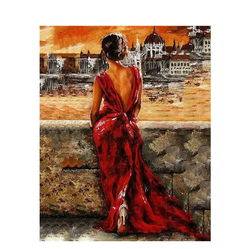 Oil Painting By Number Red Wedding dress Woman Acrylic Paints HandPainted Coloring Drawing Picture By Number Home Decor Wall Art
Oil Painting By Number Red Wedding dress Woman Acrylic Paints HandPainted Coloring Drawing Picture By Number Home Decor Wall Art