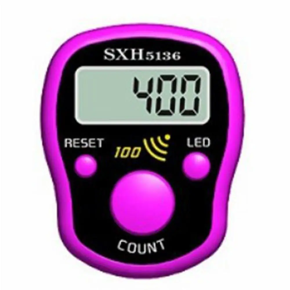 Magic Stitch Marker Row Finger Counter LCD Electric Digital Display with LED Light For Buddha Pray Sewing Knitting Weave Tool
Magic Stitch Marker Row Finger Counter LCD Electric Digital Display with LED Light For Buddha Pray Sewing Knitting Weave Tool