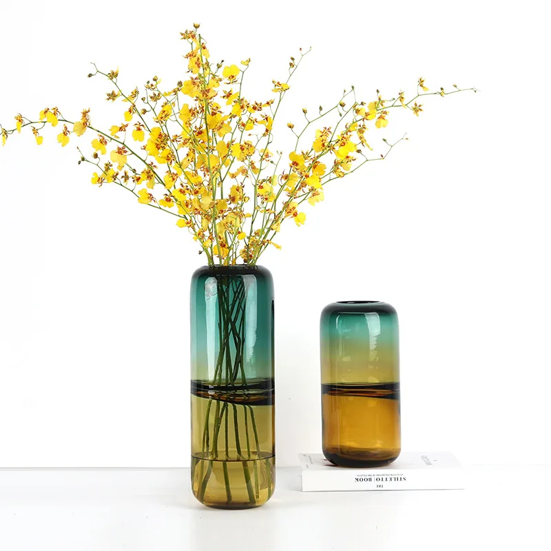 Jane European Creative Color Matching Glass Vase Flowers Dried Flowers Flower Arrangement Living Room Table Top Decoration
Jane European Creative Color Matching Glass Vase Flowers Dried Flowers Flower Arrangement Living Room Table Top Decoration