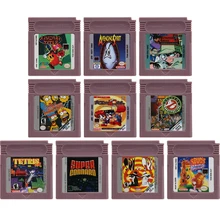 

Video Game Cartridge 16 Bit Game Console Card for Nintendo GBC GBA Puzzle Games Series Amazing Tater Tetris DX