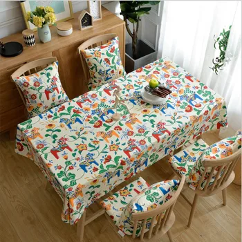 Printed Tablecloth Pastoral Style Table Cloth Pure Cotton Fabric Tablecloth Rectangular Tea Table Cloth Desk Cloth
Printed Tablecloth Pastoral Style Table Cloth Pure Cotton Fabric Tablecloth Rectangular Tea Table Cloth Desk Cloth