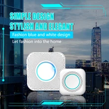 Wireless Doorbell Smart Home Security Alarm Welcome Waterproof Button LED Light 433MHz Sensor Compatible Siren Door Bell
Wireless Doorbell Smart Home Security Alarm Welcome Waterproof Button LED Light 433MHz Sensor Compatible Siren Door Bell