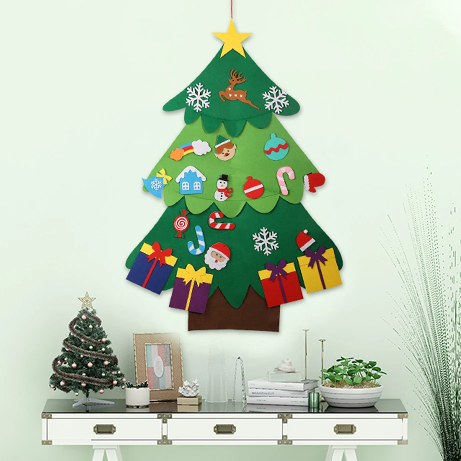 Christmas Non-Woven Fabric Hanging Ornament Creative Cute DIY Xmas Tree Christmas Tree Ornament Santa Claus Elk Decoration
Christmas Non-Woven Fabric Hanging Ornament Creative Cute DIY Xmas Tree Christmas Tree Ornament Santa Claus Elk Decoration