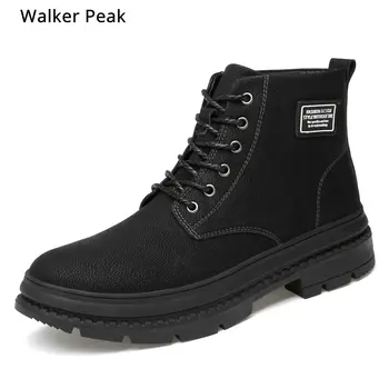 Men Boot Split Leather Ankle Boots plush warm snow Boots High Top Shoes Outdoor Casual Mens Winter Shoes black Walkerpea
Men Boot Split Leather Ankle Boots plush warm snow Boots High Top Shoes Outdoor Casual Mens Winter Shoes black Walkerpea
