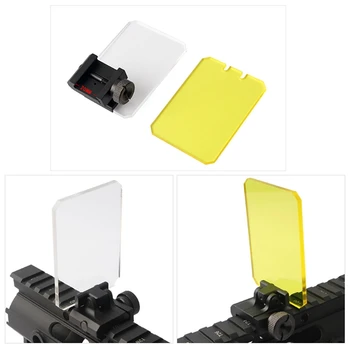 Airsoft Transparent Bulletproof Lens Protector Sight Len Protective Baffle Lens Hunting Eye Protection Scope Shield Rail Mount
Airsoft Transparent Bulletproof Lens Protector Sight Len Protective Baffle Lens Hunting Eye Protection Scope Shield Rail Mount