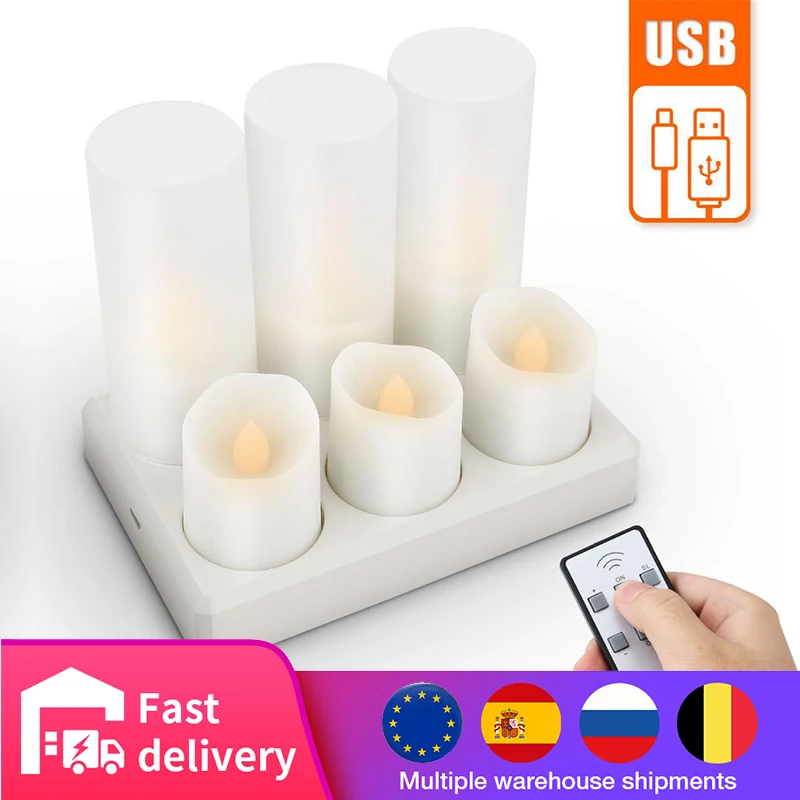 Creative Rechargeable Led Candle Light With Remote Control Flame Tea Light Home Wedding Birthday Decoration Drop Shipping
Creative Rechargeable Led Candle Light With Remote Control Flame Tea Light Home Wedding Birthday Decoration Drop Shipping