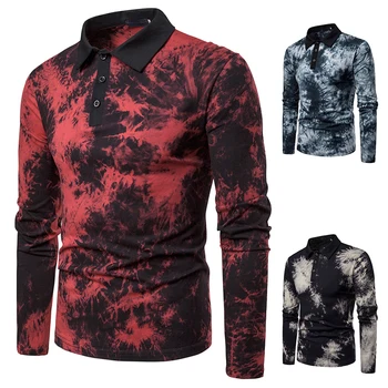 Brand Polo Shirt Men 2020 Korean Fashion Tie dye Long Sleeve Polos Turn-Down Collar Camisas Polos Slim Fit Hip Hop Streetwear
Brand Polo Shirt Men 2020 Korean Fashion Tie dye Long Sleeve Polos Turn-Down Collar Camisas Polos Slim Fit Hip Hop Streetwear