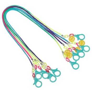 1PC Adjustable Anti-lost Face Mask Lanyards Gradient Glasses Rope Mobile Phone Straps Smiley Shape Protect Ears Lanyards
1PC Adjustable Anti-lost Face Mask Lanyards Gradient Glasses Rope Mobile Phone Straps Smiley Shape Protect Ears Lanyards