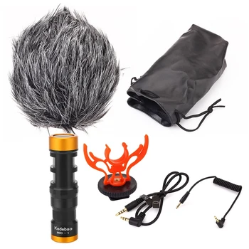 MIC-1 Video Recording Microphone with Clip Youtube Vlogging Mic for Smartphone Tablets DSLR Camera Camcorder PC
MIC-1 Video Recording Microphone with Clip Youtube Vlogging Mic for Smartphone Tablets DSLR Camera Camcorder PC