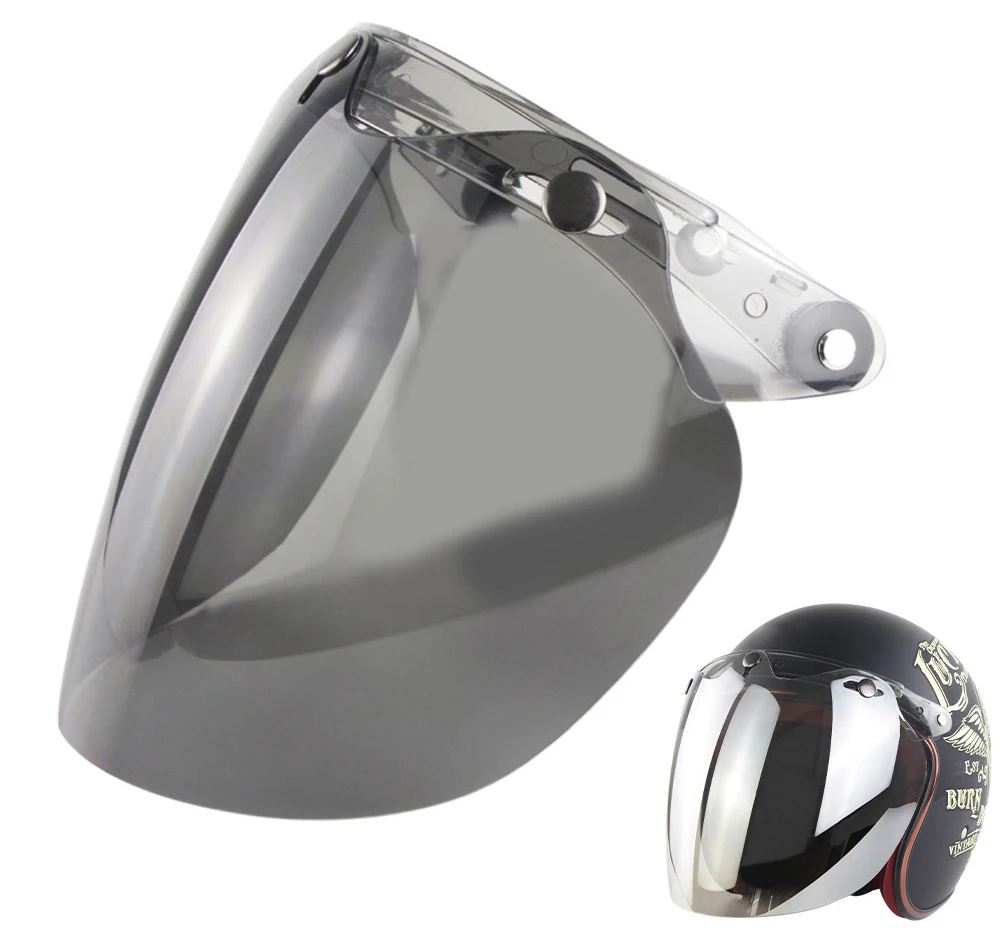 The new three button style helmet lens silver transparent color bubble mirror sun visor anti-ultraviolet helmet accessories sui
The new three button style helmet lens silver transparent color bubble mirror sun visor anti-ultraviolet helmet accessories sui