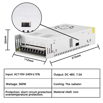 48V Transformers Power Supply AC DC Current 48 V Power Transformers 48V 220V To 110V Converter 3A 5A 7.5A 10A 15A 220V To 110V
48V Transformers Power Supply AC DC Current 48 V Power Transformers 48V 220V To 110V Converter 3A 5A 7.5A 10A 15A 220V To 110V