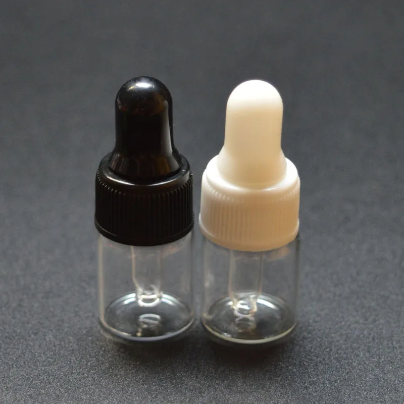 20 штук 1 мл пустые Прозрачный флакон-капельница Стекло бутылки RefillablePerfume флакон