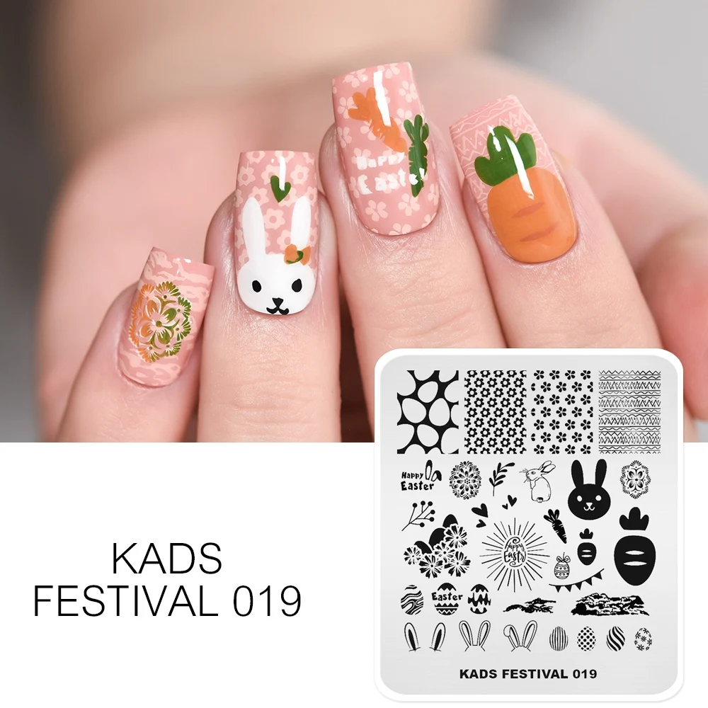 KADS New Stamping Template Easter Rubbit Image Nail Stamping Plates Heart Mouse Candy Nail Template Print Stencil Plate
KADS New Stamping Template Easter Rubbit Image Nail Stamping Plates Heart Mouse Candy Nail Template Print Stencil Plate