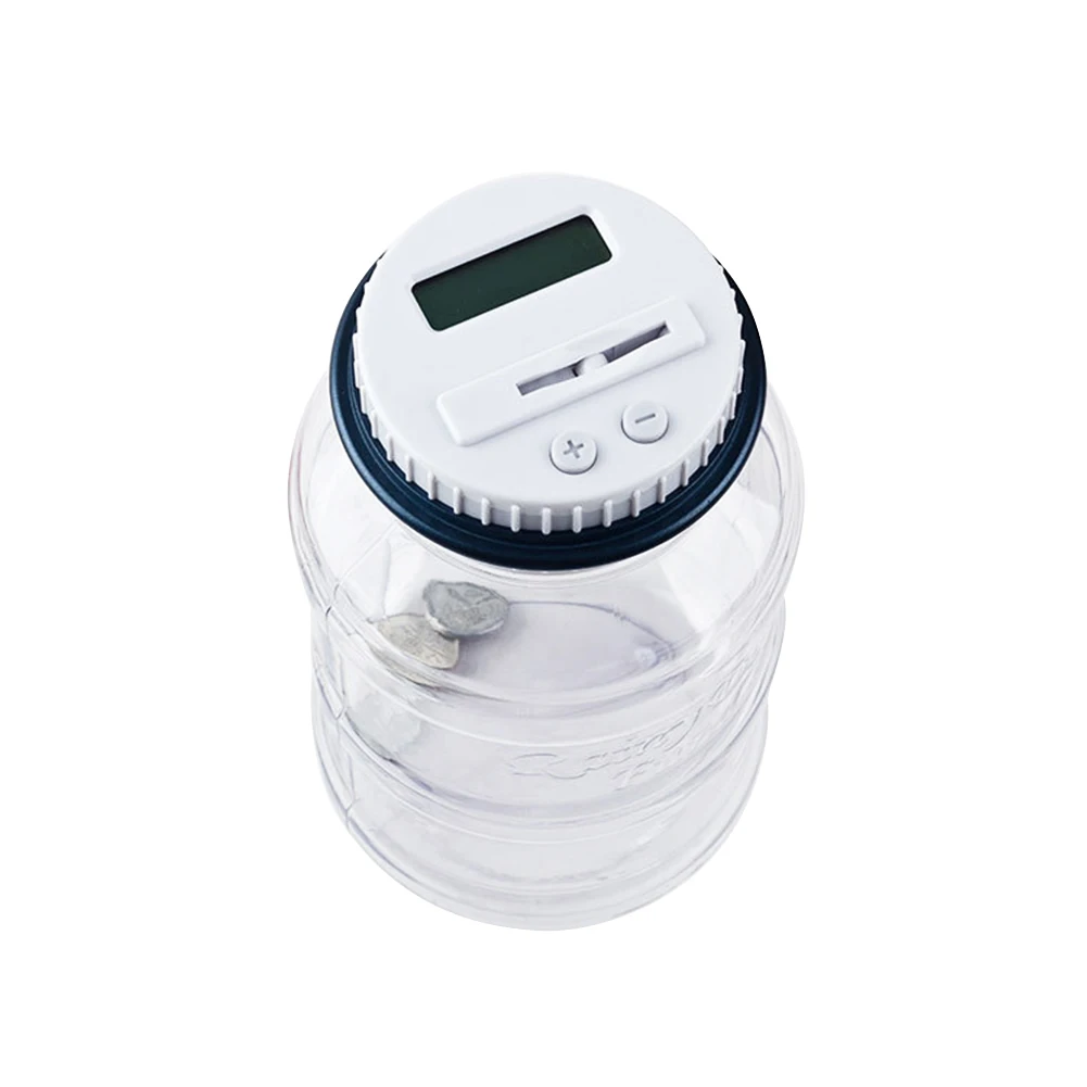 HOT Electronic Digital Counting Coin Bank Money Saving Box LCD Display Counter Piggy Bank TI99
