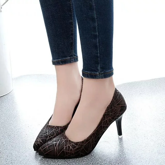 2017 Spring And Autumn New Products Low-Cut Patent Leather Shoes Korean-style Ol Mixed Colors Pointed-Toe High Heel Shoes Thin H 
2017 Spring And Autumn New Products Low-Cut Patent Leather Shoes Korean-style Ol Mixed Colors Pointed-Toe High Heel Shoes Thin H