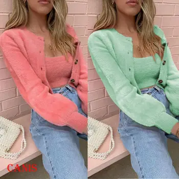 Women Teddy Bear Fleece Cardigan Sweatshirt+Tops 2Pcs Long Sleeve Autumn Winter Warm Coat Jacket Open Front Coat Jacket Outwear
Women Teddy Bear Fleece Cardigan Sweatshirt+Tops 2Pcs Long Sleeve Autumn Winter Warm Coat Jacket Open Front Coat Jacket Outwear