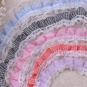 50Yards DIY Sewing Material Handmade Clothing Accessories Pleated Doll Lace Trim Ribbon For Girl Dresses
50Yards DIY Sewing Material Handmade Clothing Accessories Pleated Doll Lace Trim Ribbon For Girl Dresses