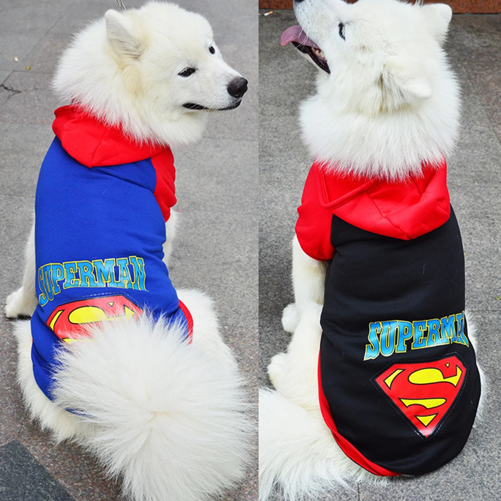 Miflame Dog Hoodies Pet Winter Clothes Sweater With Superman Printing For Small Medium Large Dogs Labrador Warm Clothes XS-9XL
Miflame Dog Hoodies Pet Winter Clothes Sweater With Superman Printing For Small Medium Large Dogs Labrador Warm Clothes XS-9XL