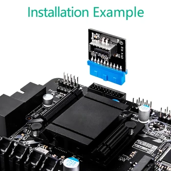 Type C USB3.1 Front Panel Socket USB 3.0 19 Pin to TYPE-E 20Pin Header Extension
Type C USB3.1 Front Panel Socket USB 3.0 19 Pin to TYPE-E 20Pin Header Extension