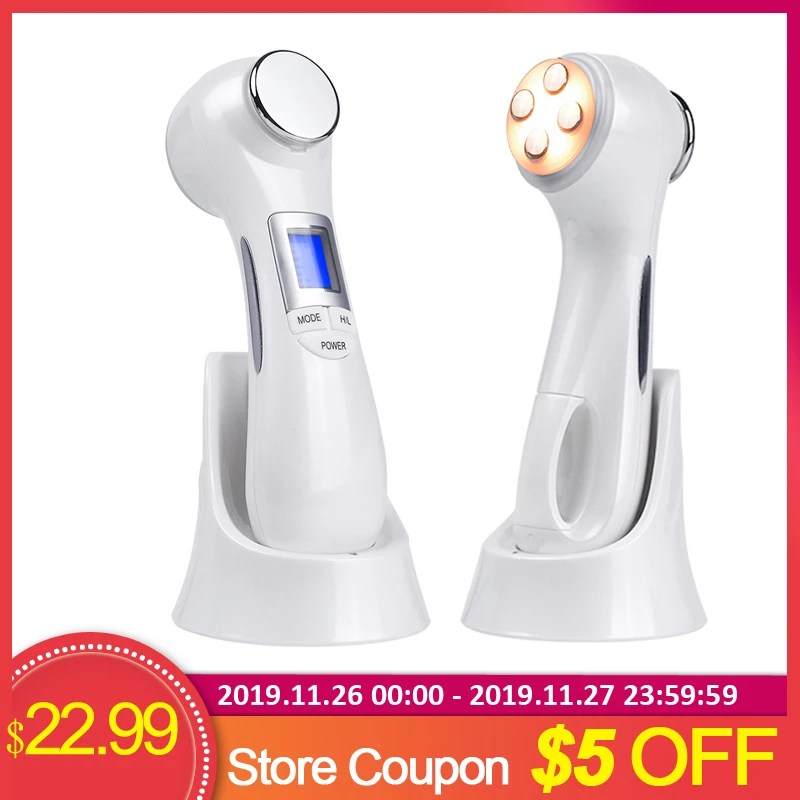 6 in 1 Face Photon RF Radio Frequency EMS Mesotherapy Red Blue Led Light Therapy Ultrasonic EMS Vibration Face Lifting Massager
6 in 1 Face Photon RF Radio Frequency EMS Mesotherapy Red Blue Led Light Therapy Ultrasonic EMS Vibration Face Lifting Massager