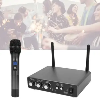 2Pcs KTV Metal Wireless Handheld Microphone Set with Receiving Box with Battery for Family Party Two Dynamic UHF Mic
2Pcs KTV Metal Wireless Handheld Microphone Set with Receiving Box with Battery for Family Party Two Dynamic UHF Mic