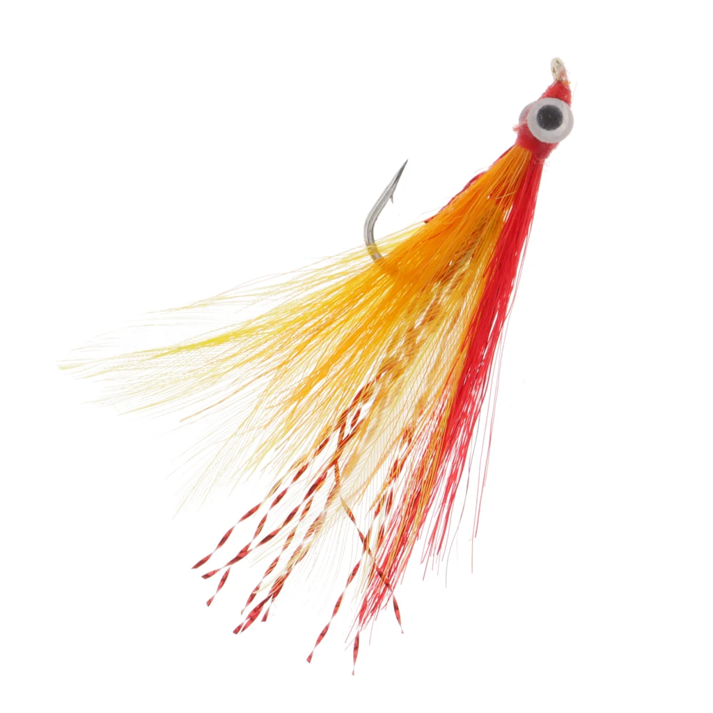 

Clouser Minnow Fly Fishing Flies Salmon Trout Insects Bait Lure Floating Flies with 6# Hook