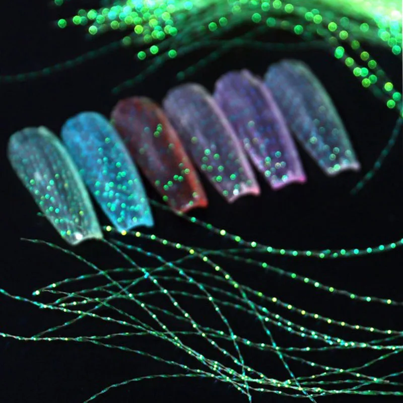 Nail Fluorescent Silk Thread Nail Sticker Mesh Net Line Nail Art Fiberglass Forms Colorful DIY Nail Art Decorations 100Pcs/Set
Nail Fluorescent Silk Thread Nail Sticker Mesh Net Line Nail Art Fiberglass Forms Colorful DIY Nail Art Decorations 100Pcs/Set
