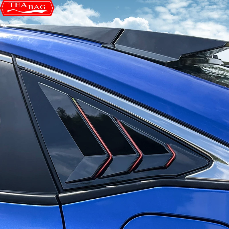 

Для Honda CIVIC 11-го поколения 2021 2022 автомобильный Стайлинг спортивные задние оконные жалюзи Тюнинг Комплект с широким кузовом удлинительные аксессуары