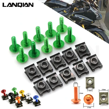 Motorcycle Fairing Screws Fastener Clips Body Spring Nut Bolts Kit For Kawasaki ZX11 ZX7R ZX7RR ZX9 ZZR1200 ER5 GPZ500S EX500R 
Motorcycle Fairing Screws Fastener Clips Body Spring Nut Bolts Kit For Kawasaki ZX11 ZX7R ZX7RR ZX9 ZZR1200 ER5 GPZ500S EX500R