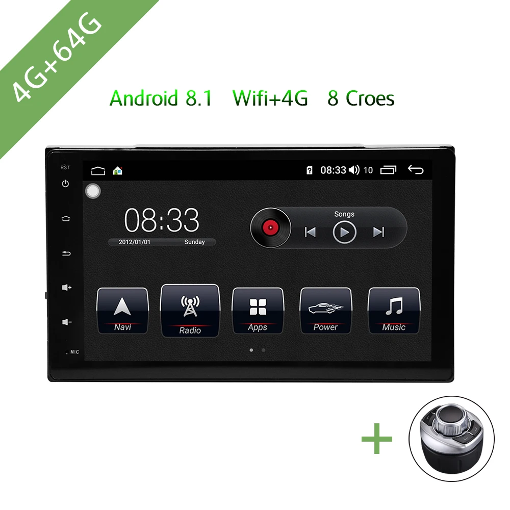 Автомобильный мультимедийный плеер 2 Din Android 8 1 автомобильный DVD ForToyota Carola 2017/Innova
