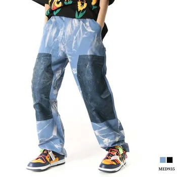 UNCLEDONJM Colour Block Men Denim Pants Hip hop Jean Loose fit Black Denim Pants Harajuku Streetwear Jean MED935 
UNCLEDONJM Colour Block Men Denim Pants Hip hop Jean Loose fit Black Denim Pants Harajuku Streetwear Jean MED935